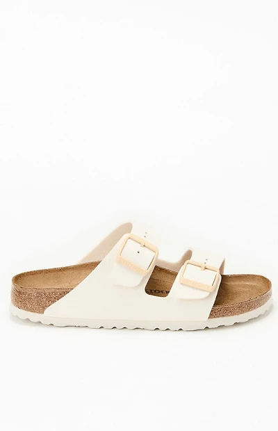 Birkenstock Women's Arizona Slide Sandal Cream