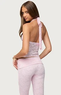 Edikted Talisa Lace Halter Top