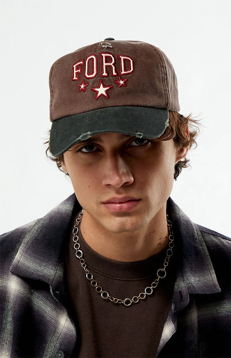 FORD Tri-Star Twill Snapback Hat