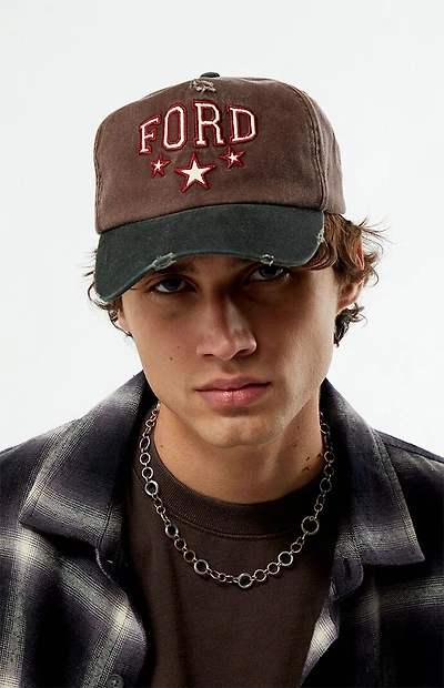FORD Tri-Star Twill Snapback Hat