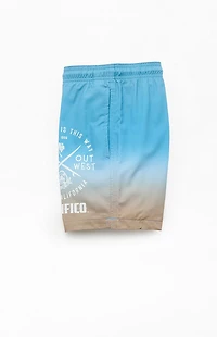 Ombre Pacifico 4" Swim Trunks
