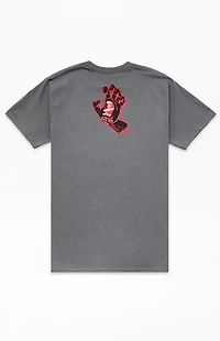 Santa Cruz Kids Charcoal Screaming Hand T-Shirt