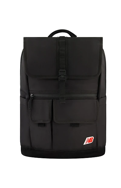 New Balance Black Legacy Icon Flap Backpack