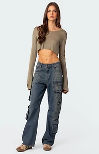 Edikted Baggy Boyfriend Cargo Jeans