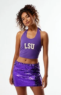 HYPE & VICE LSU Tigers Tailgate Halter Top