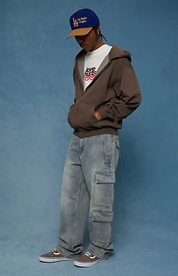 Pacsun Dylan Baggy Jeans Cargo Medium Blue Tint