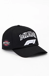 Formula 1 x Pacsun Miami Black 5-Panel Snapback Hat
