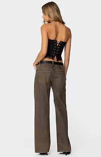 Edikted Elaina Lacey Strapless Corset