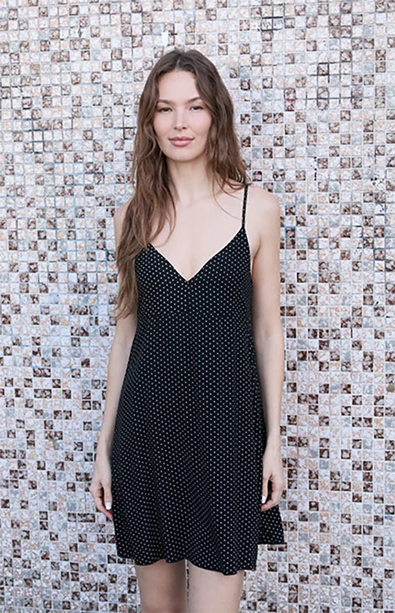 John Galt Polka Dot Mini Dress