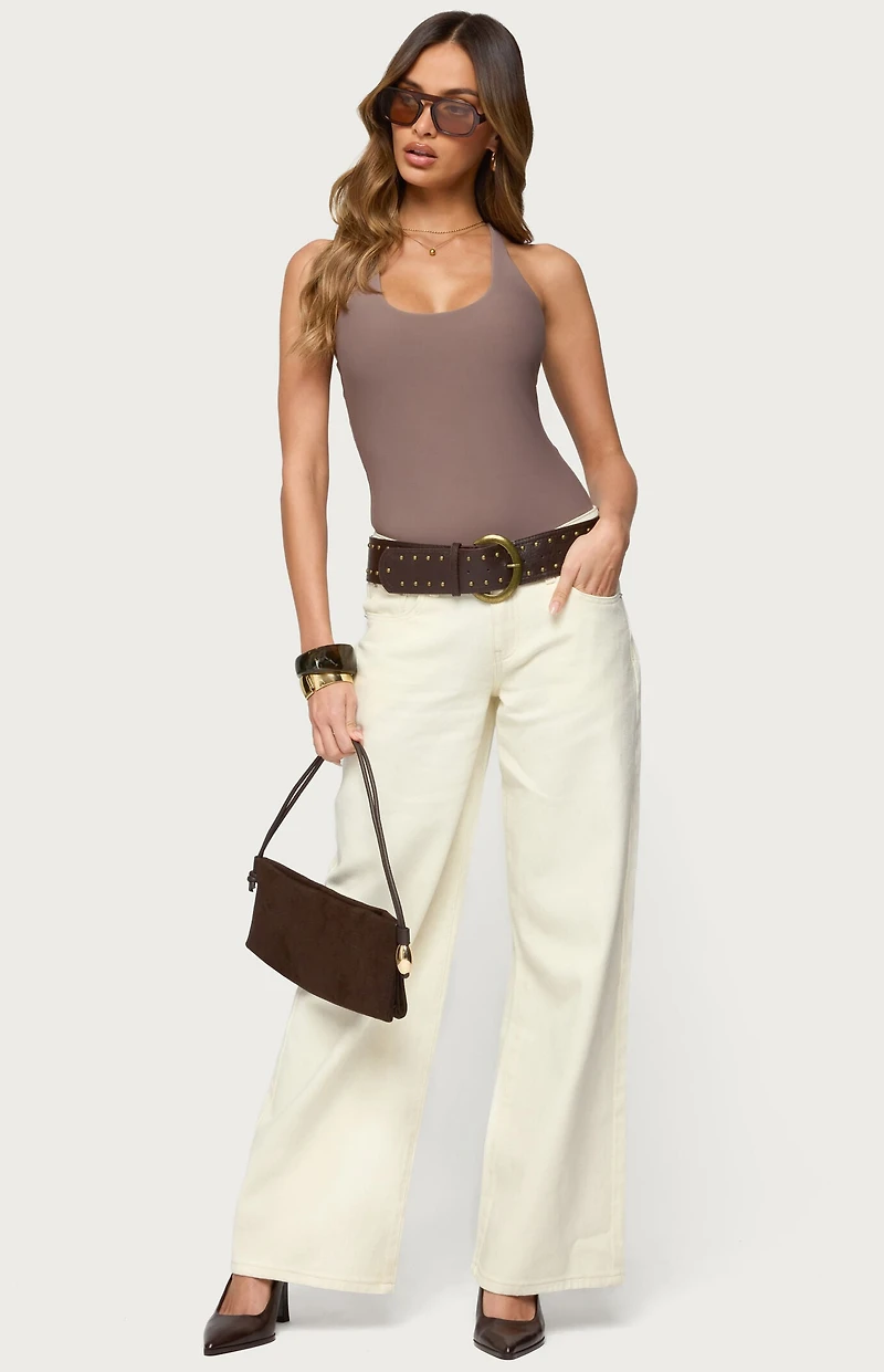 Edikted Svana Scoop Neck Bodysuit