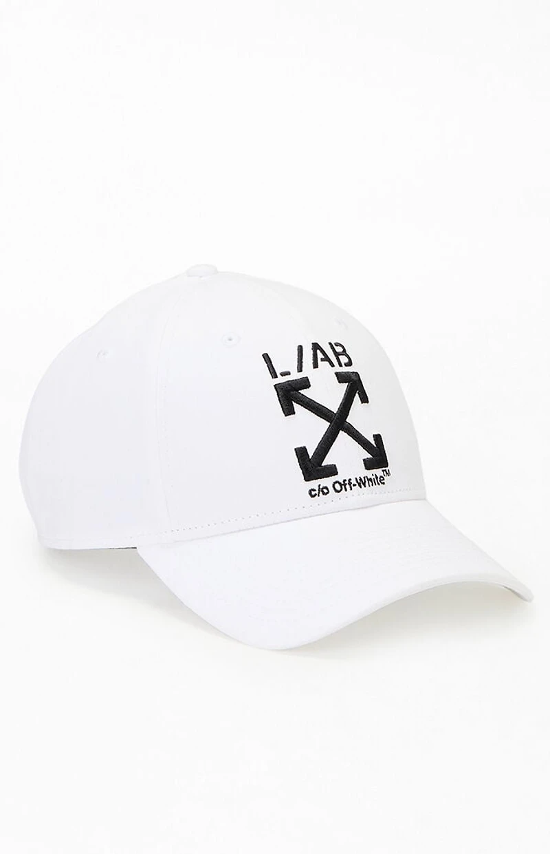 L/AB c/o Off-White White Clamp Arrows Strapback Hat