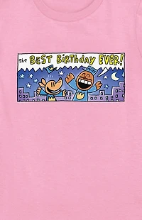 Kids Dog Man The Best Birthday Ever T-Shirt