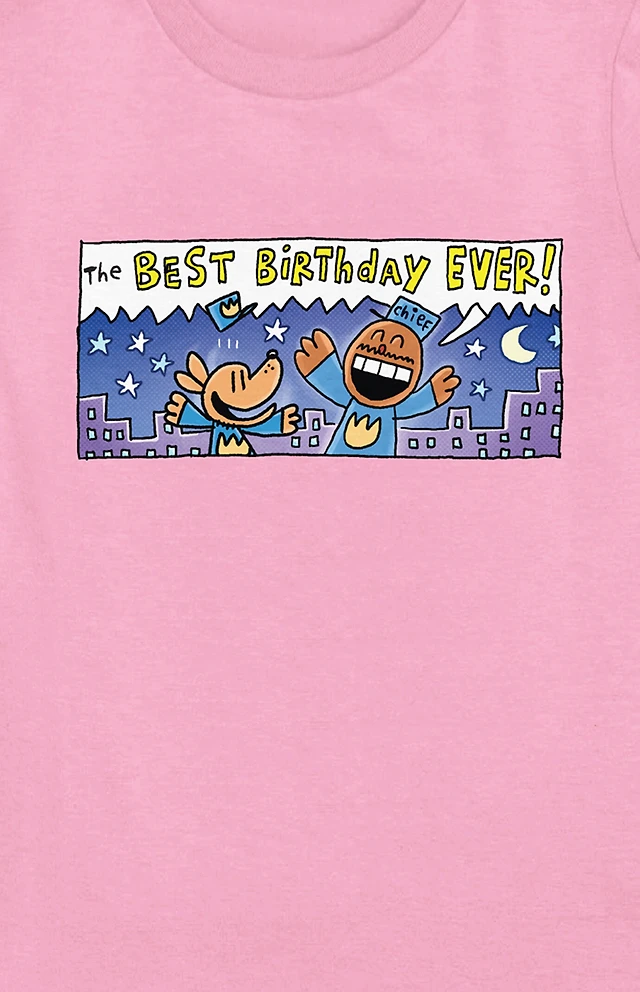Kids Dog Man The Best Birthday Ever T-Shirt