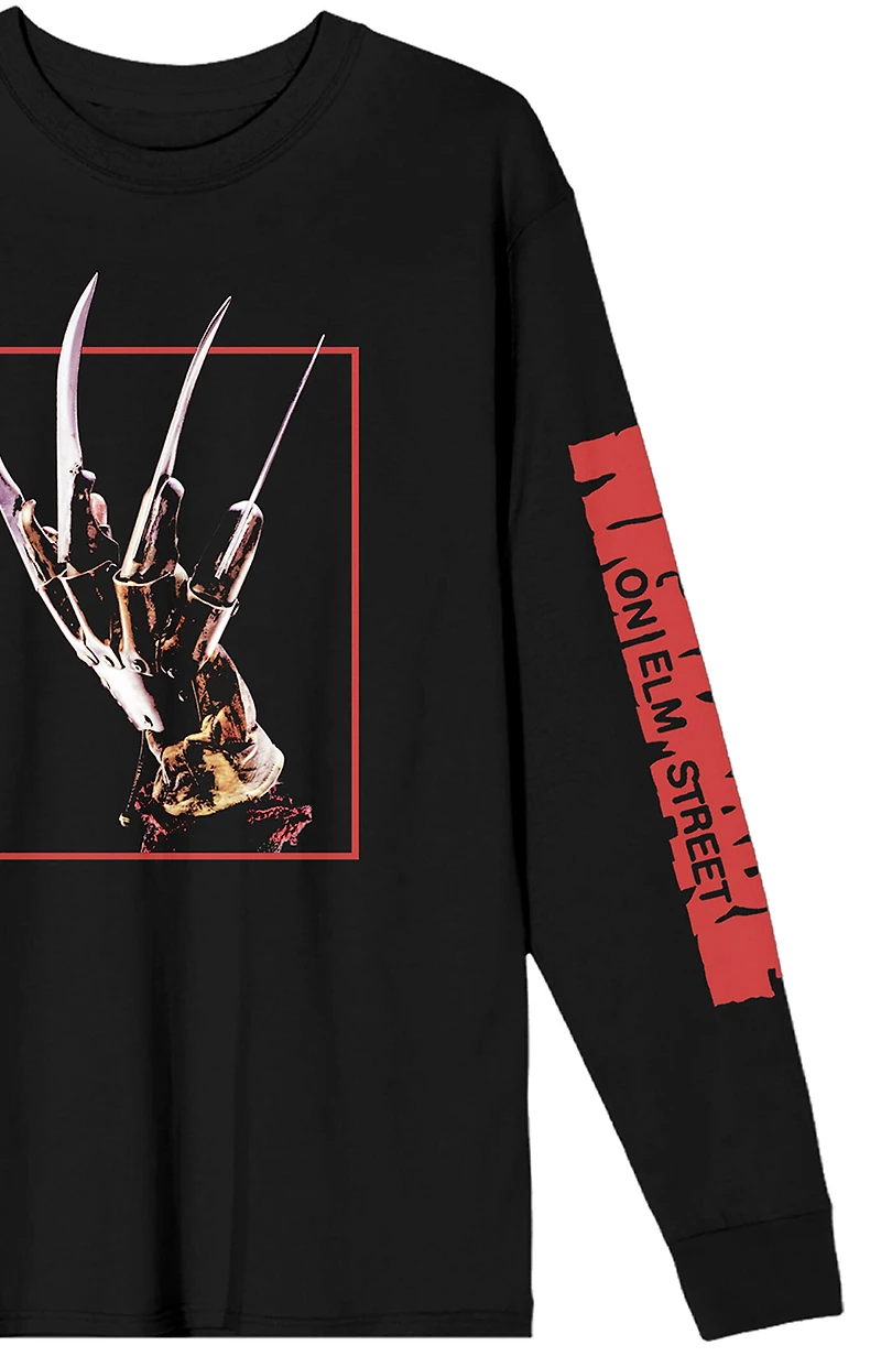 Freddy Nightmare On Elm Street Long Sleeve T-Shirt