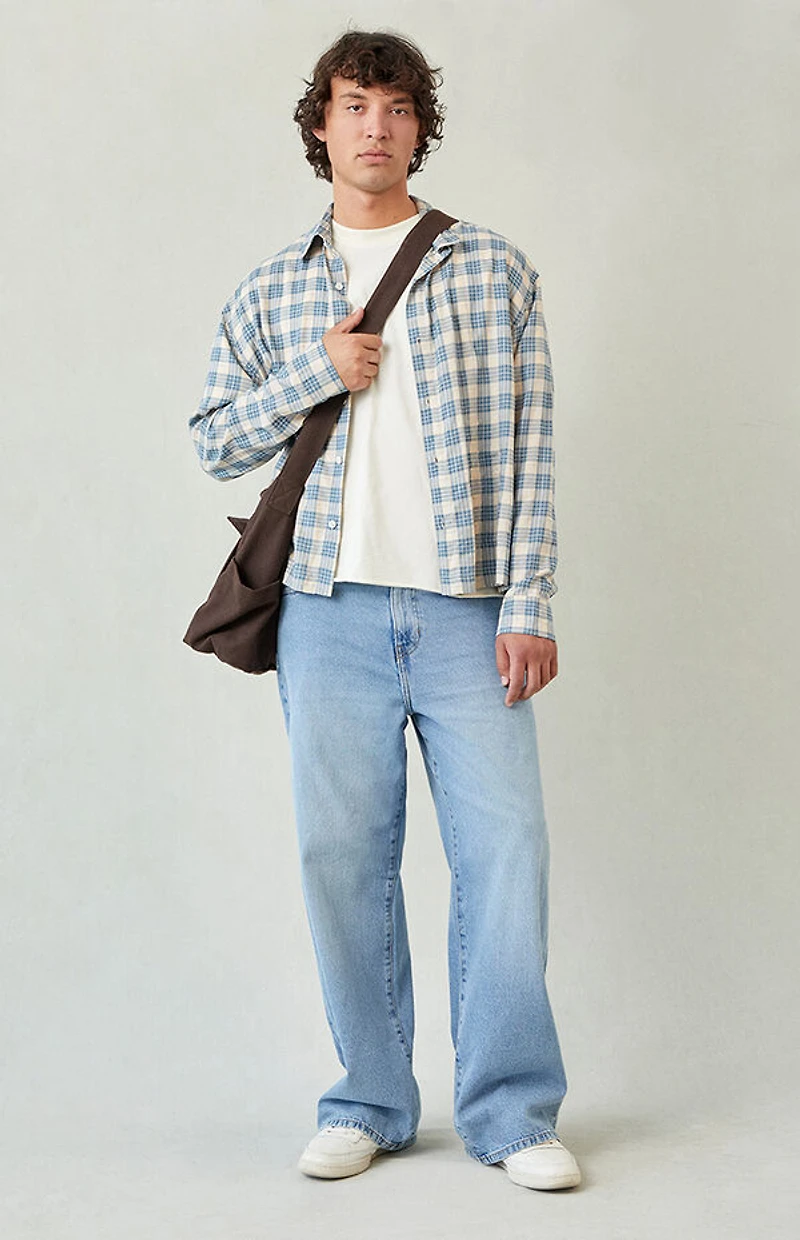 Pacsun Blake Extreme Baggy Jeans Light Indigo