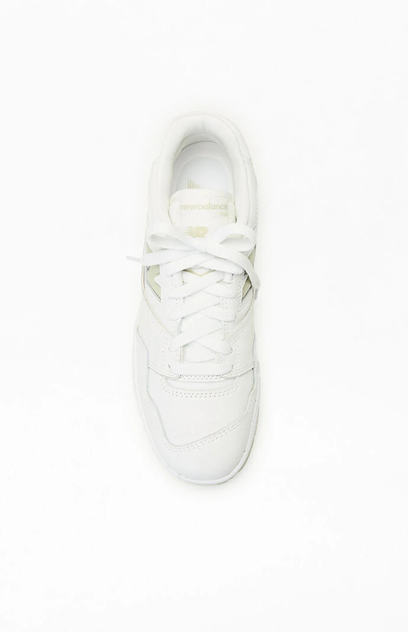 New Balance Women's Olive & White 550 Sneakers