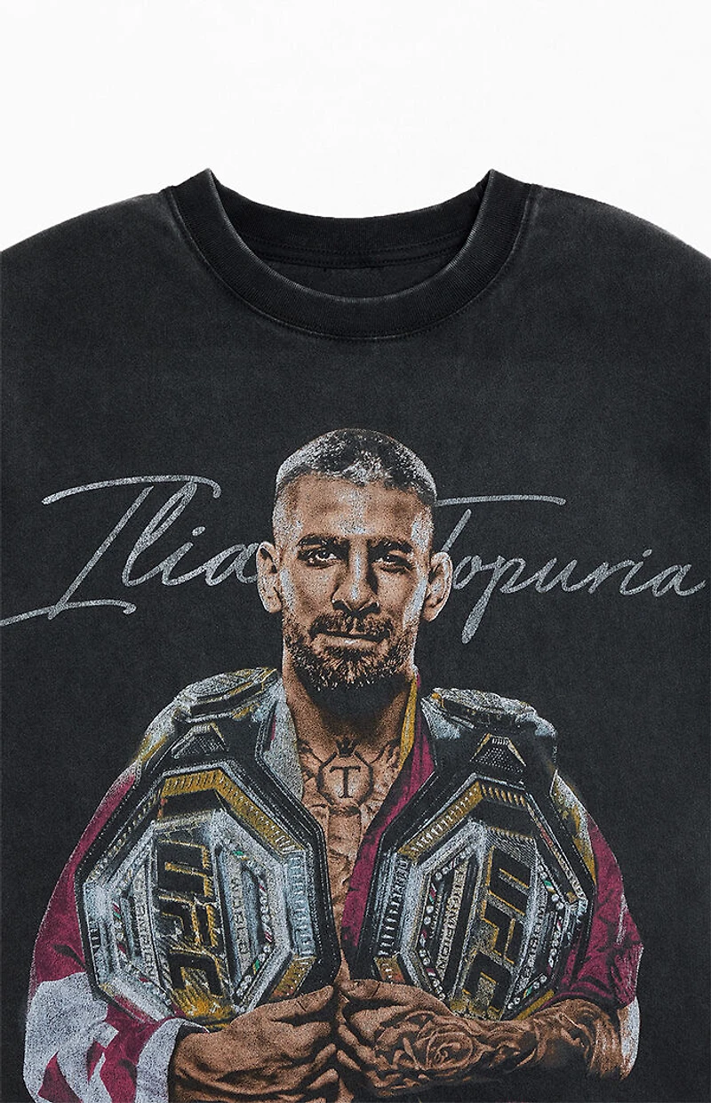 UFC Ilia Topuria Belts Oversized T-Shirt