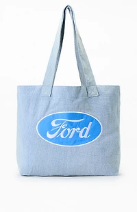 FORD Logo Denim Tote Bag