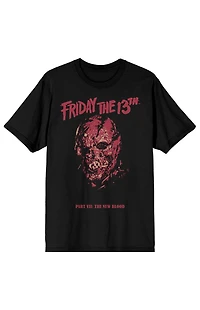 Friday the 13th New Blood Jason Unmasked T-Shirt
