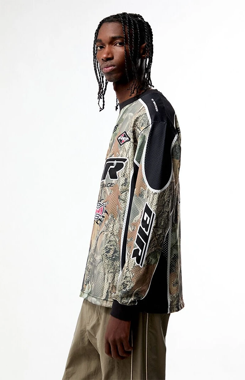 Pacsun Camo Mesh Long Sleeve Jersey