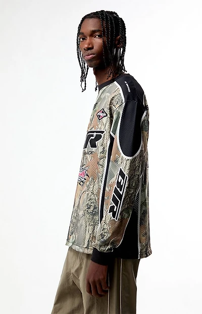 Pacsun Camo Mesh Long Sleeve Jersey