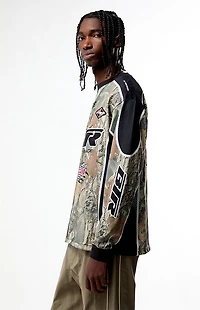 Pacsun Camo Mesh Long Sleeve Jersey