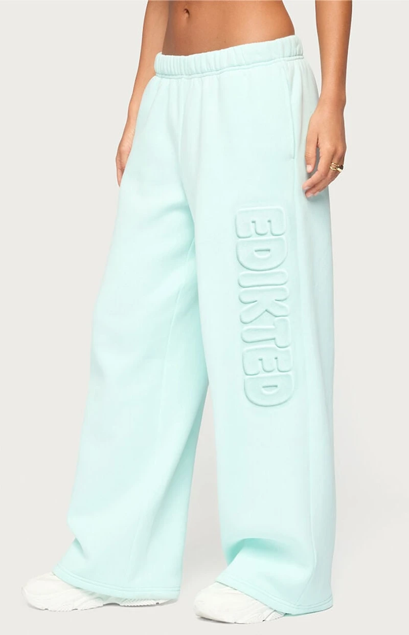 Edikted Alysa Wide Leg Sweatpants