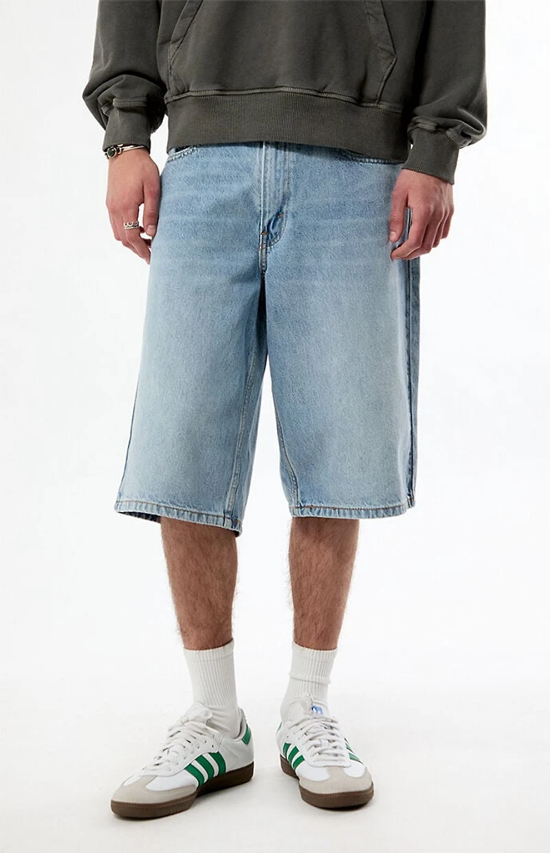 Levi's Light Blue 470 Baggy Jean Shorts