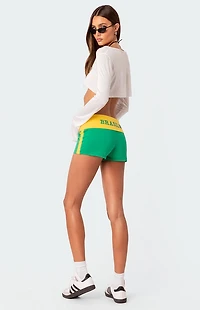 Edikted Brasil Fold Over Shorts