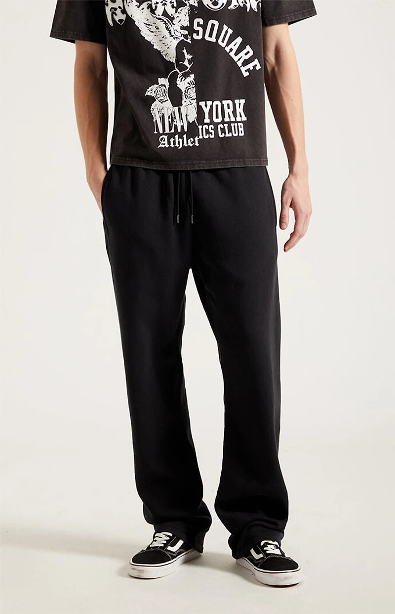 Pacsun Black Straight Leg Sweatpants