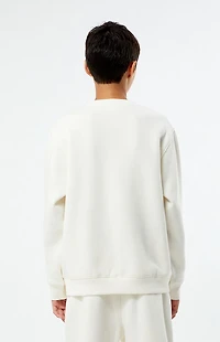 Pacsun Kids Off White Pacific Sunwear Crew Neck Sweatshirt