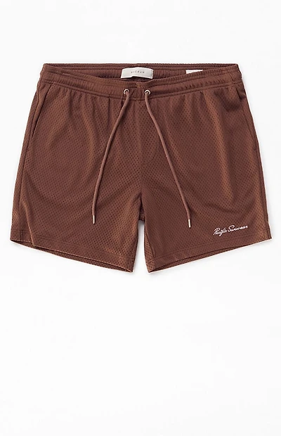 Pacsun Brown Mesh Basketball Shorts