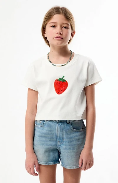 Pacsun Kids Baggy Denim Shorts Medium Blue