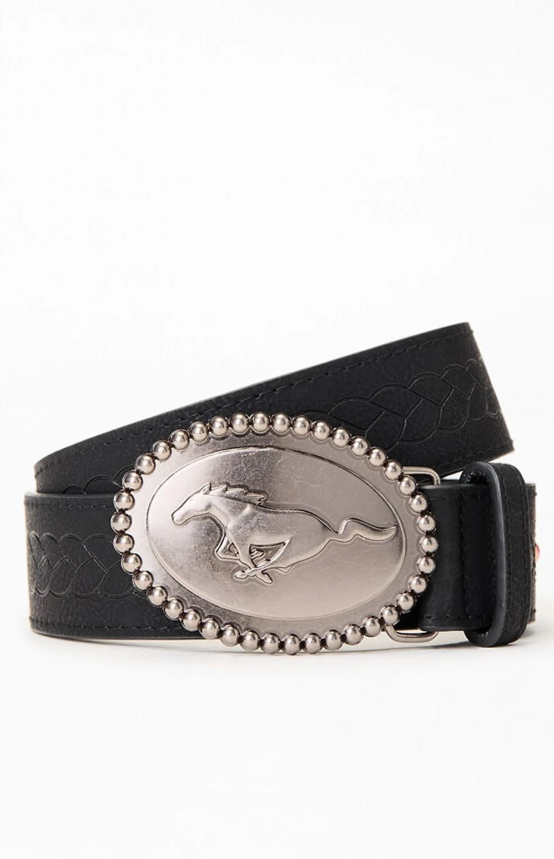FORD Mustang Studded Buckle Belt