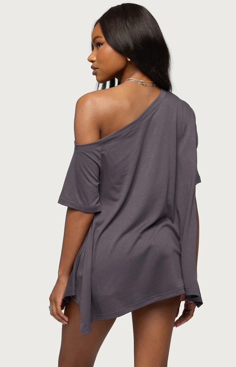 Edikted Josy Off Shoulder Handkerchief Top