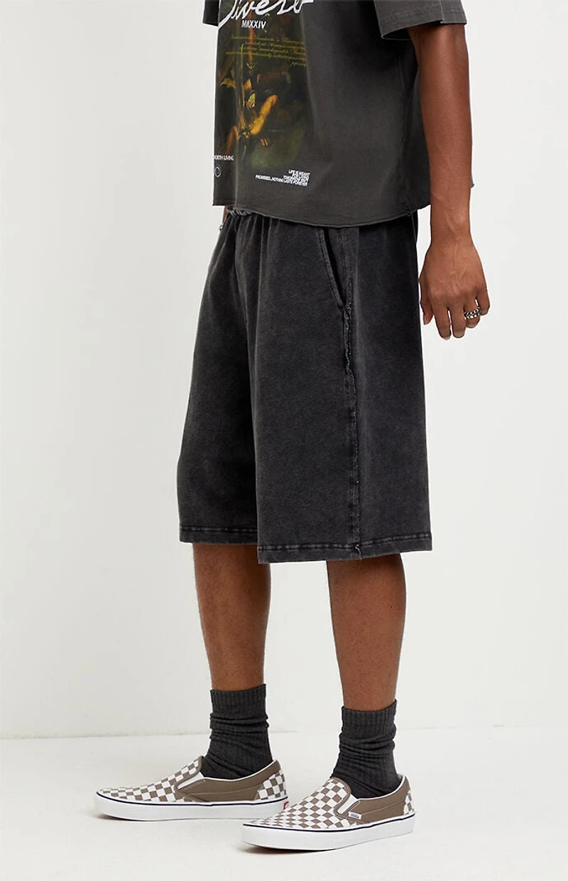 Pacsun Morgan Fleece Baggy Shorts