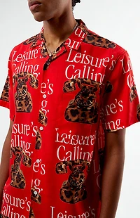 Duvin Design Cat Call Camp Shirt