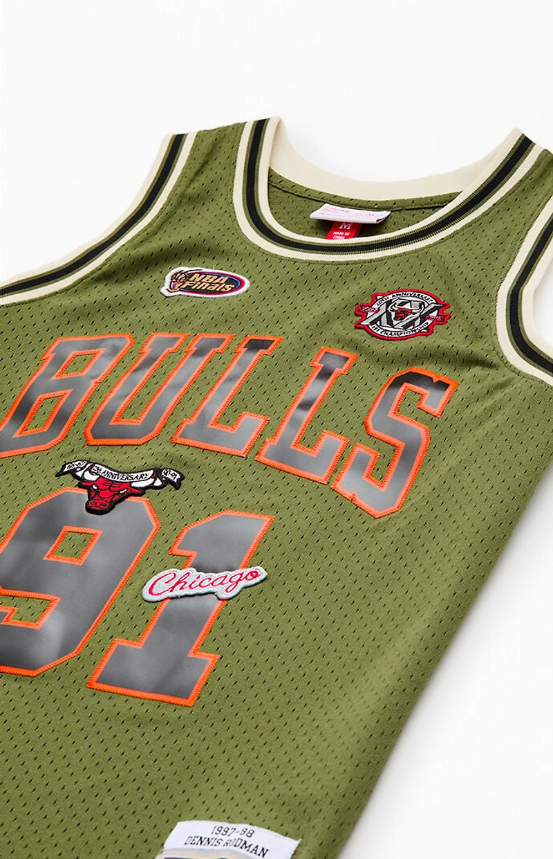 Mitchell & Ness Chicago Bulls Dennis Rodman Flight Jersey