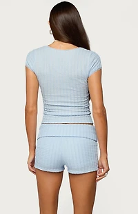 Edikted Iyara Textured Knit Top