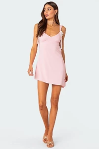 Edikted Cleo Open Back Mini Dress