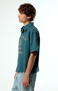 Pacsun Sporting Club Plaid Short Sleeve Shirt