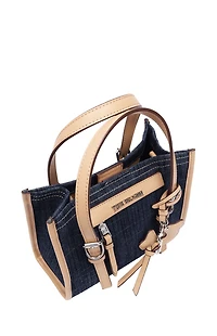 True Religion Denim Dangle Mini Tote Bag
