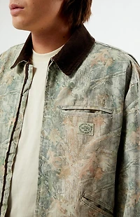 MUSEUM OF PEACE & QUIET Utility Camo Canvas Work Jacket