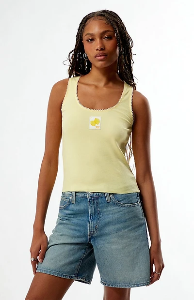 Minute Maid Scalloped Tank Top