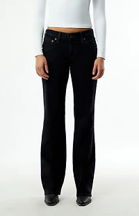 Levi's Black Crew Look Super Low Bootcut Jeans