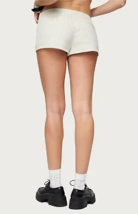 Edikted Annalisa Pinstripe Shorts