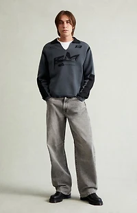 Pacsun Mason Baggy Jeans Darted Dark Gray