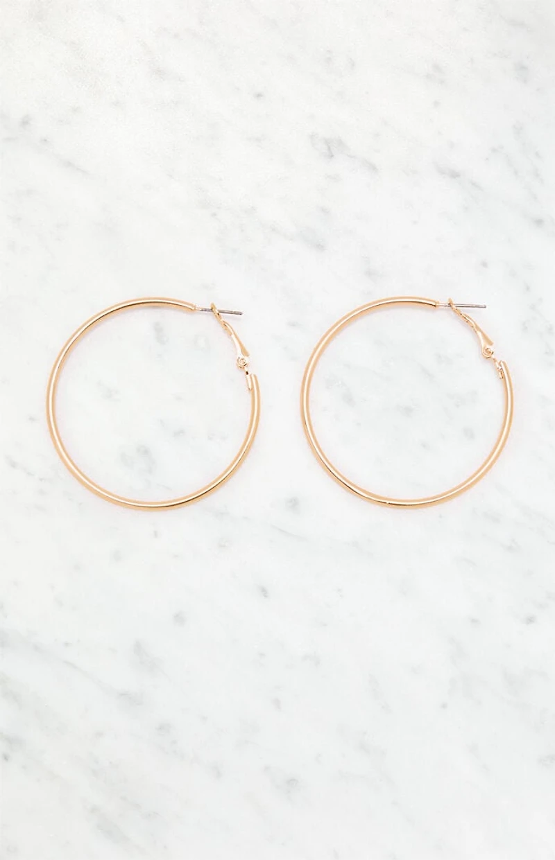 John Galt Gold Hoop Earrings