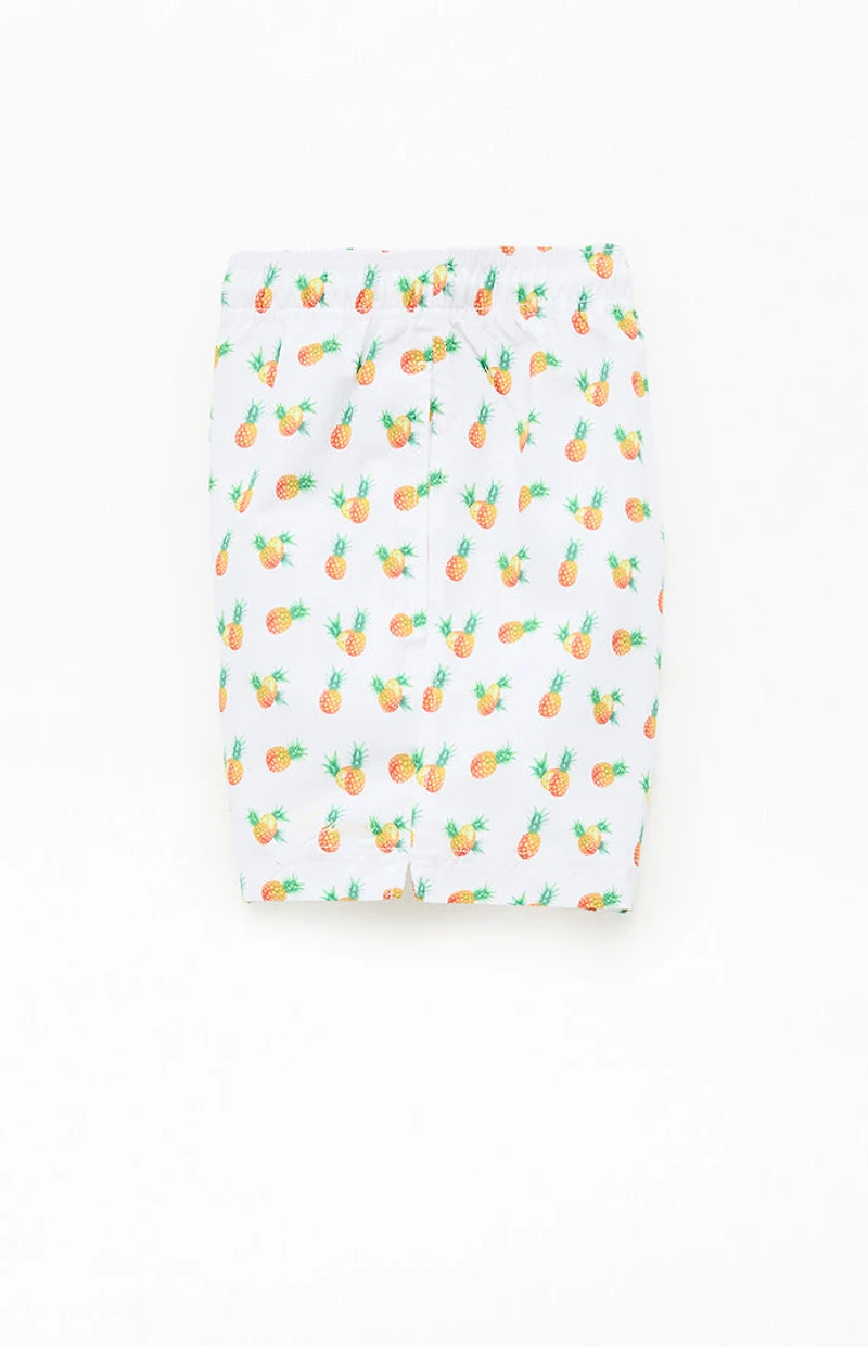 Pacsun Pineapple 4.5" Swim Trunks