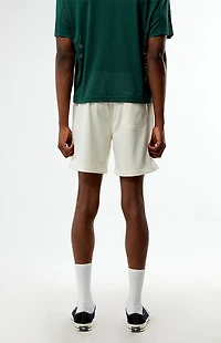 Pacsun Cream Mesh Basketball Shorts